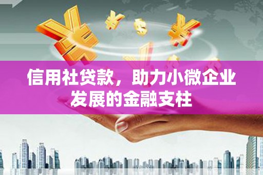 富阳信用社贷款，助力小微企业发展的金融支柱