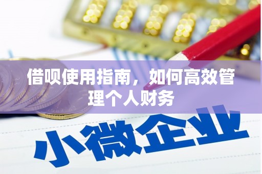 富阳借呗使用指南，如何高效管理个人财务