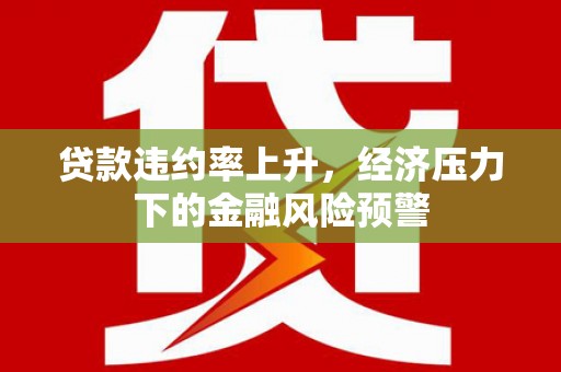 富阳贷款违约率上升，经济压力下的金融风险预警
