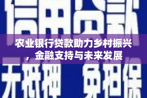 富阳农业银行贷款助力乡村振兴，金融支持与未来发展