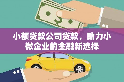 富阳小额贷款公司贷款，助力小微企业的金融新选择