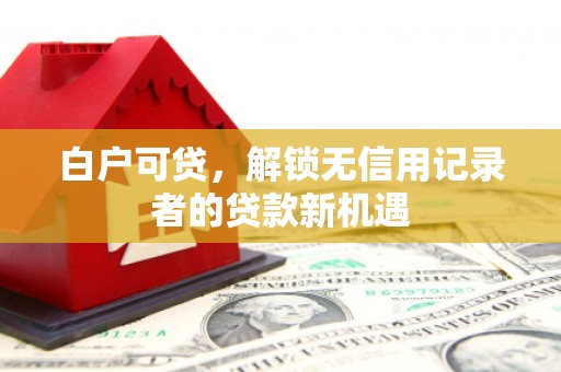 富阳白户可贷，解锁无信用记录者的贷款新机遇