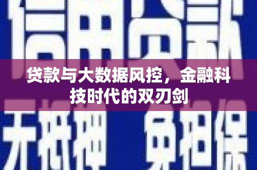 富阳贷款与大数据风控，金融科技时代的双刃剑