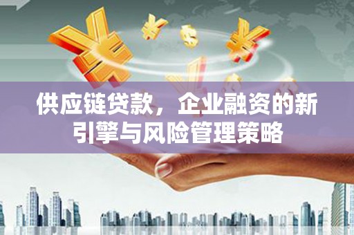 富阳供应链贷款，企业融资的新引擎与风险管理策略
