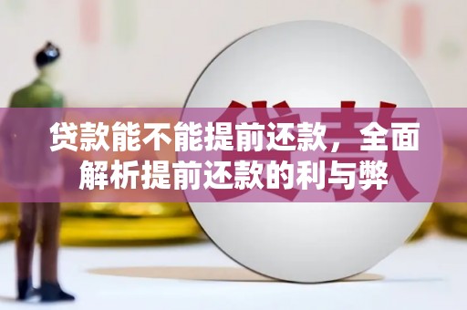 富阳贷款能不能提前还款，全面解析提前还款的利与弊