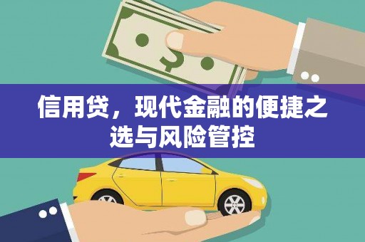 富阳信用贷，现代金融的便捷之选与风险管控