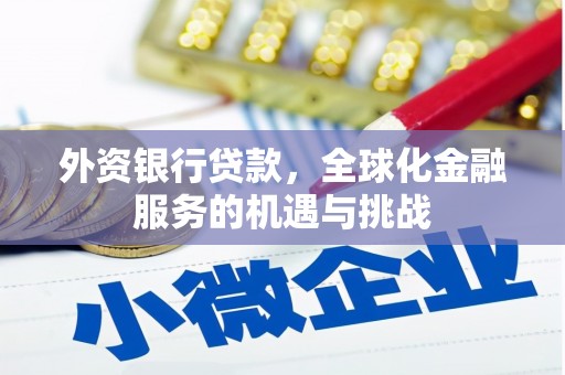 富阳外资银行贷款，全球化金融服务的机遇与挑战