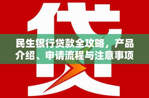 富阳民生银行贷款全攻略，产品介绍、申请流程与注意事项